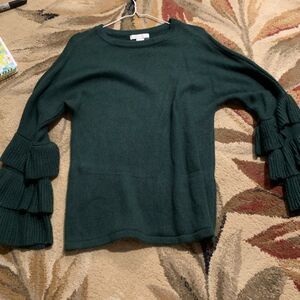 Design History ruffle sleeve Sweater M